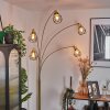 Yaak Lampadaire Laiton, Noir, 5 lumières