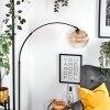 Koyoto Lampadaire Noir, 1 lumière