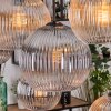Koyoto Suspension, Boule lumineuse, Suspension Écru, Noir, 8 lumières