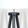 Soungou Lampadaire Chrome, Noir, 1 lumière