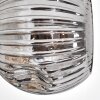 Koyoto Lampadaire Ambre, Clair, Fumé, 4 lumières