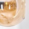 Koyoto Lampadaire Ambre, Fumé, 6 lumières