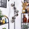 Ripoll Lampadaire Chrome, Fumé, 6 lumières