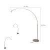 Lampadaire Steinhauer Gramineus Noir, 1 lumière