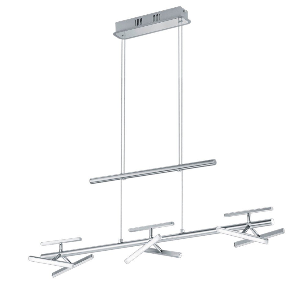 Lampe pendante Trio Figaro LED Nickel mat, 3 lumières main product photo