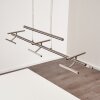Suspension Windsor LED Chrome, Nickel mat, 9 lumières