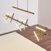 Suspension Windsor LED Chrome, Nickel mat, 9 lumières