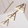 Suspension Windsor LED Chrome, Nickel mat, 9 lumières
