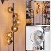 Koyoto Lampadaire Clair, Fumé, 6 lumières