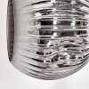 Ripoll Lampadaire Chrome, Fumé, 6 lumières