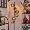 Ripoll Lampadaire Chrome, Fumé, 6 lumières