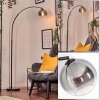 Koyoto Lampadaire Noir, 1 lumière