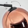 Koyoto Lampadaire Noir, 1 lumière