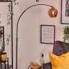 Koyoto Lampadaire Noir, 1 lumière