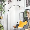 Koyoto Lampadaire Noir, 1 lumière