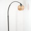 Koyoto Lampadaire, Lampadaires arc Noir, 1 lumière