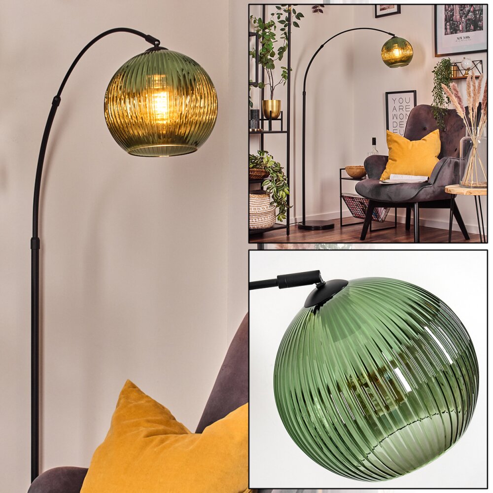 Koyoto Lampadaire Noir, 1 lumière main product photo