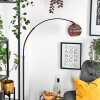 Koyoto Lampadaire Noir, 1 lumière