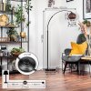 Koyoto Lampadaire Noir, 1 lumière