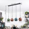 Ripoll Suspension, Boule lumineuse, Suspension Bleu, Vert, Cuivré, 4 lumières
