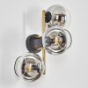 Koyoto Boule lumineuse, Applique murale Or, Noir, 3 lumières