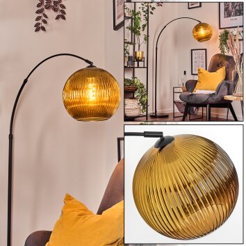 Koyoto Lampadaire, Lampadaires arc Noir, 1 lumière