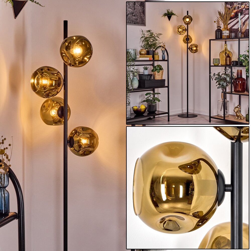 Ripoll Lampadaire Or, 4 lumières main product photo