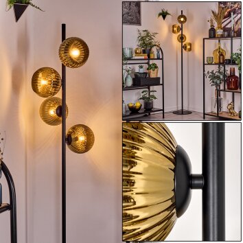 Koyoto Lampadaire 31 cm Or, 4 lumières