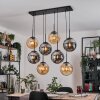 Gastor Suspension, Boule lumineuse, Suspension Ambre, Fumé, 8 lumières