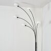 Nikkala Lampadaire Noir, 5 lumières