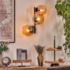 Koyoto Boule lumineuse, Applique murale Ambre, 3 lumières