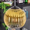 Koyoto Suspension, Boule lumineuse, Suspension grappe 30 cm Or, Clair, 3 lumières