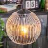Koyoto Suspension, Boule lumineuse, Suspension grappe 30 cm Ambre, Clair, 3 lumières