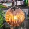 Koyoto Suspension, Boule lumineuse, Suspension grappe Cuivré, 3 lumières