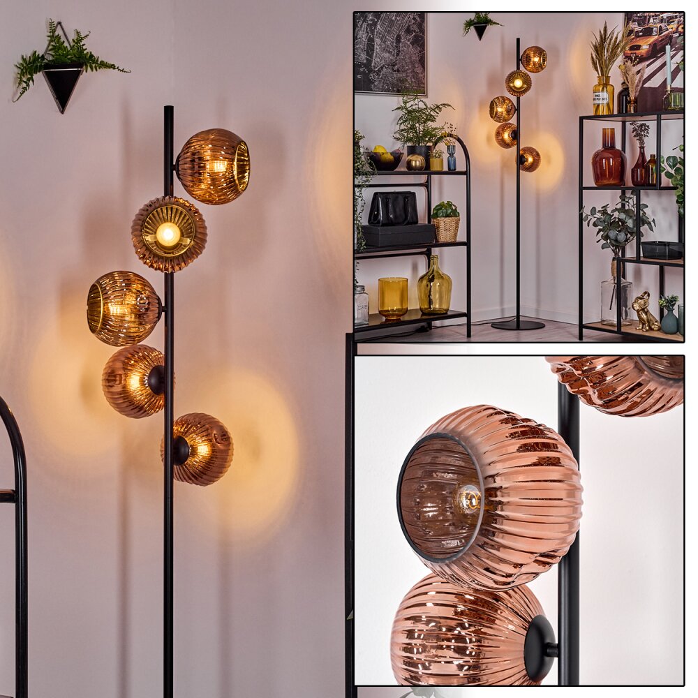 Ripoll Lampadaire Cuivré, 5 lumières main product photo