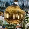 Koyoto Suspension, Boule lumineuse, Suspension Écru, Noir, 8 lumières