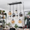 Gastor Suspension, Boule lumineuse, Suspension Ambre, Clair, Fumé, 8 lumières