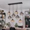 Gastor Suspension, Boule lumineuse, Suspension Ambre, Clair, Fumé, 8 lumières