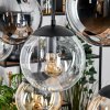 Gastor Suspension, Boule lumineuse, Suspension Ambre, Clair, Fumé, 8 lumières