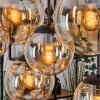 Gastor Suspension, Boule lumineuse, Suspension Ambre, 8 lumières