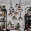 Gastor Suspension, Boule lumineuse, Suspension Clair, Fumé, 8 lumières