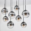 Gastor Suspension, Boule lumineuse, Suspension Clair, Fumé, 8 lumières
