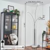 Nikkala Lampadaire Chrome, Blanc, 3 lumières