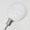Nikkala Lampadaire Chrome, Blanc, 3 lumières