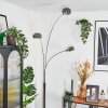 Nikkala Lampadaire Chrome, Blanc, 3 lumières