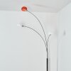 Nikkala Lampadaire Chrome, Blanc, 3 lumières