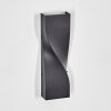 Halan Lampe murale d´extérieur, Luminaire Up & Down, Applique murale LED Noir, 2 lumières