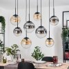 Gastor Suspension, Boule lumineuse, Suspension Ambre, Clair, Fumé, 8 lumières