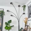 Nikkala Lampadaire Noir, 5 lumières