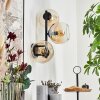Koyoto Boule lumineuse, Applique murale Ambre, Clair, 3 lumières